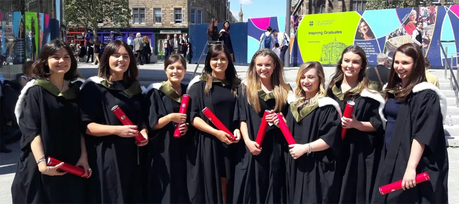 BSc (Hons) Oral Health Sciences graduation students